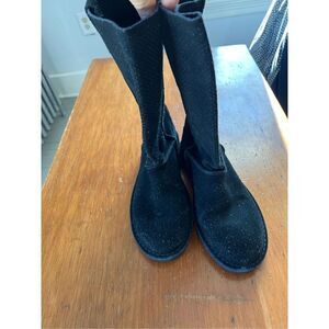 Ugg black suede boots 8